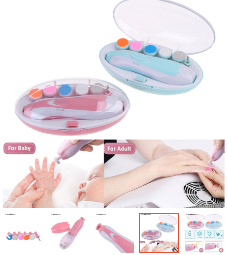 🍼✨  LIMA ELECTRICA PARA UÑAS PARA BEBES✨🍼