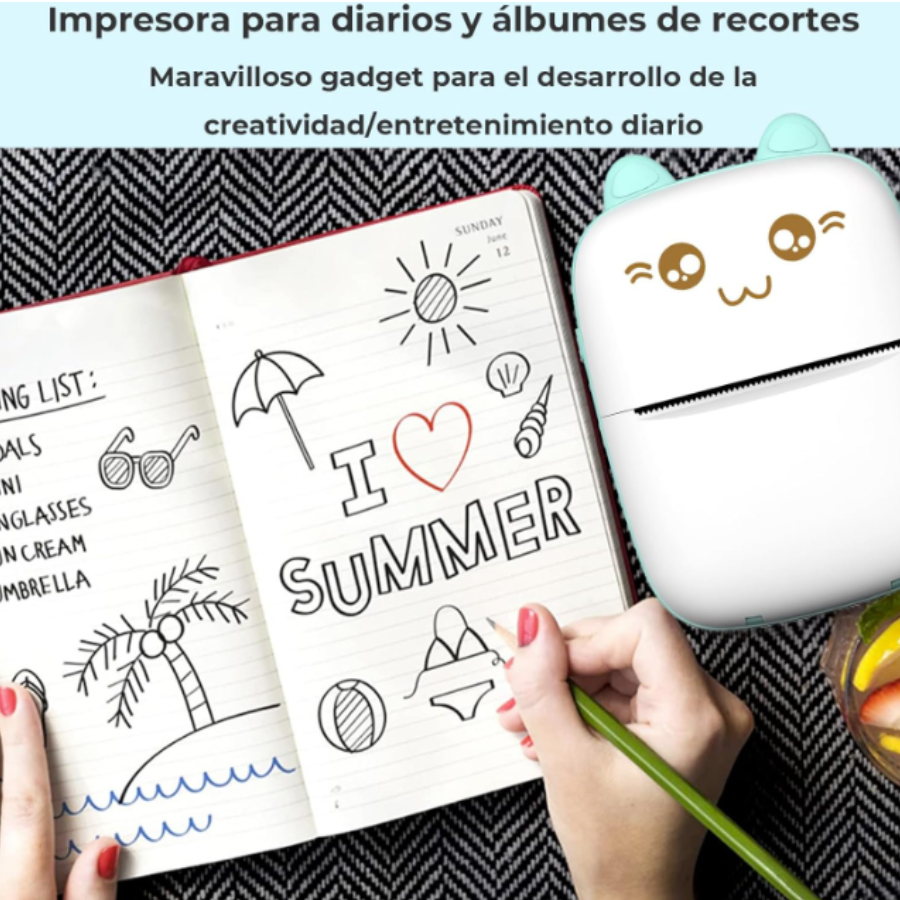 Mini Impresora Térmica Portátil Bluetooth