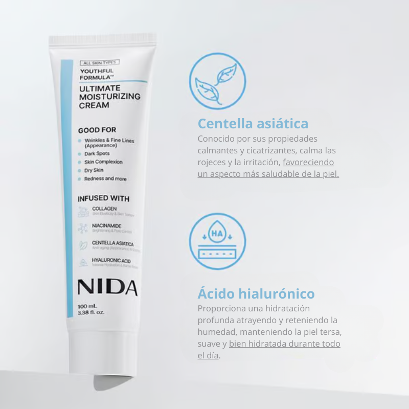 💖 Crema NIDA Hidratante Viral 100ml 💖
