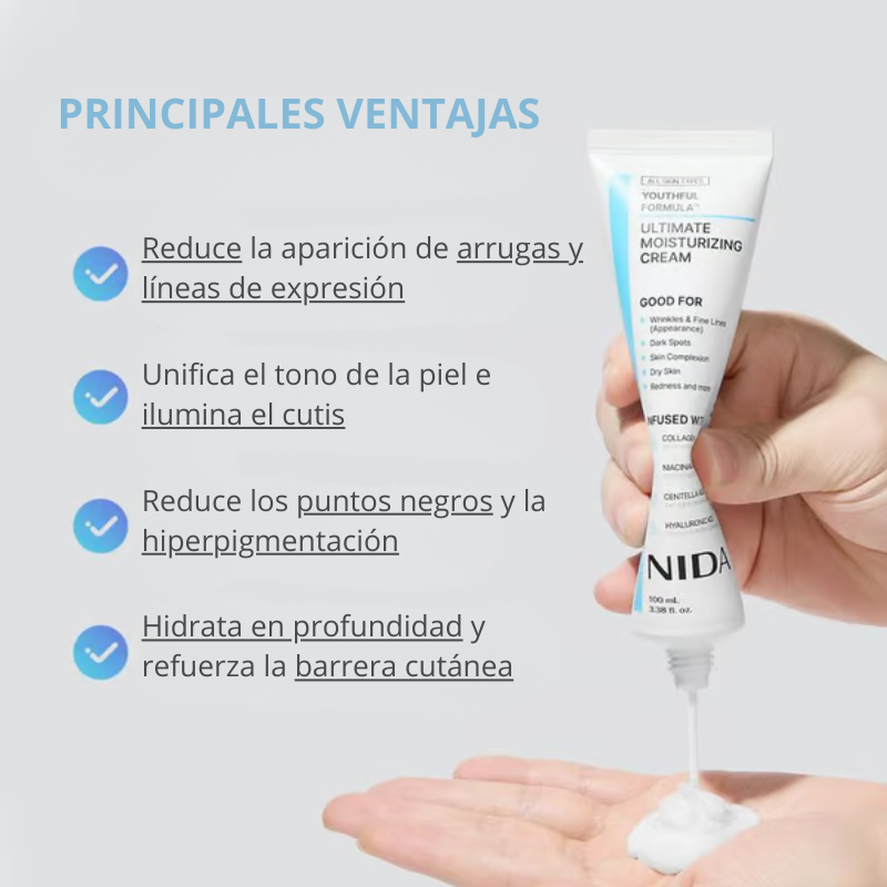 💖 Crema NIDA Hidratante Viral 100ml 💖